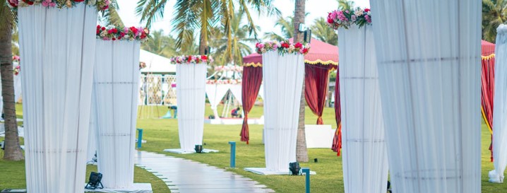Beautiful affordable Muslim wedding setup in Chennai with elegant decorations