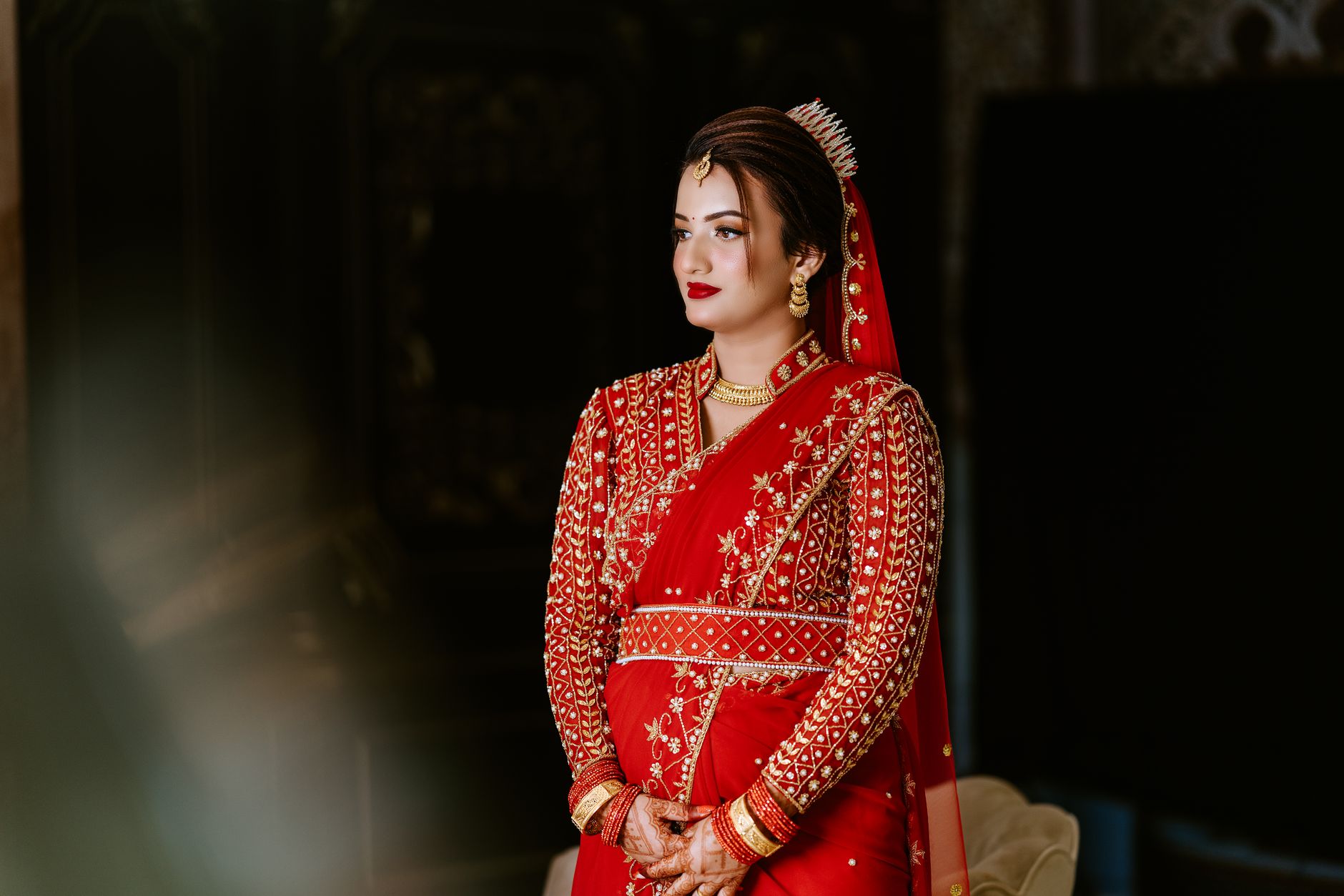 Boat Neck Bridal Blouse in Agra