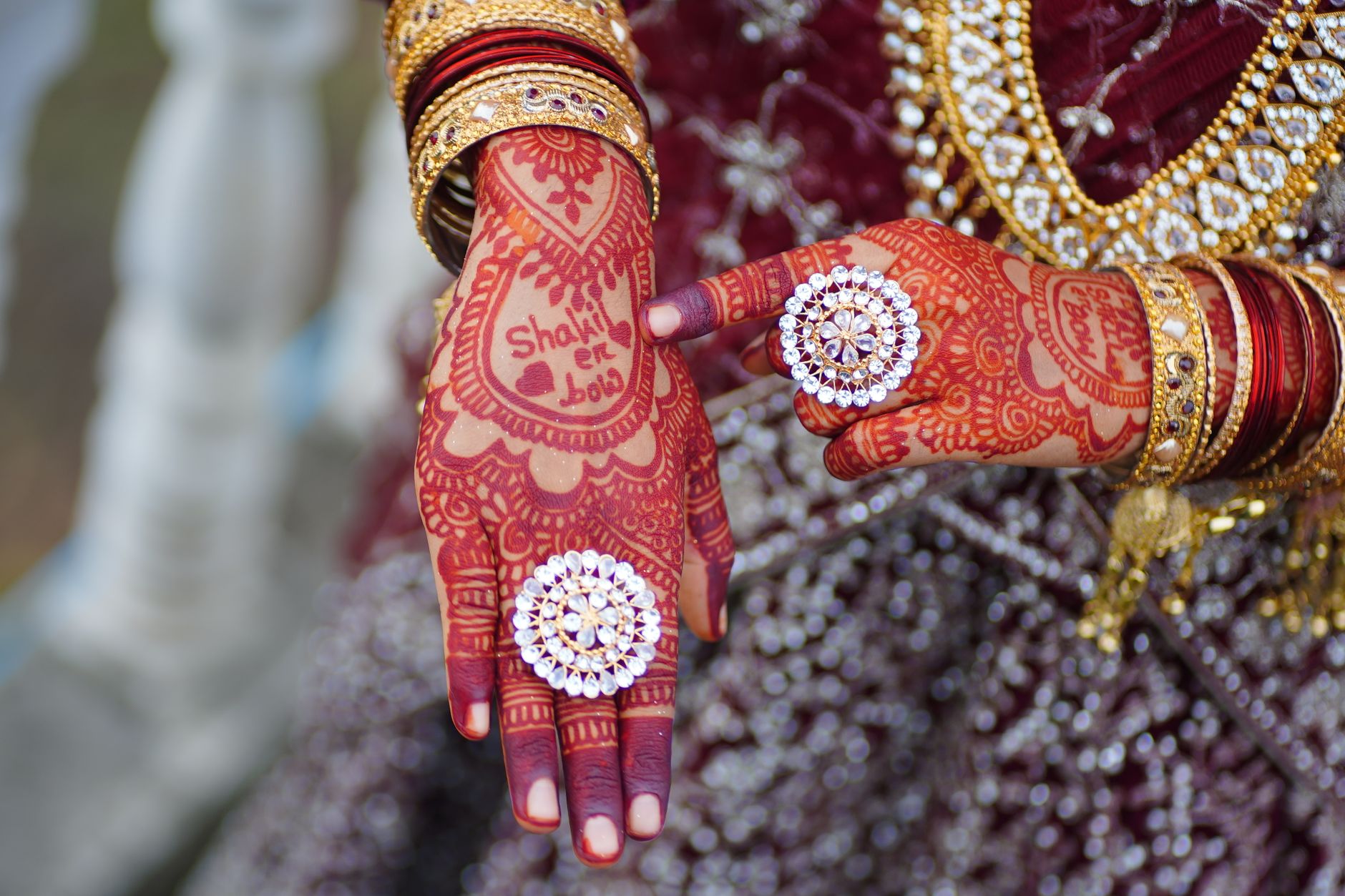 Geometric Bridal Mehndi, Agra