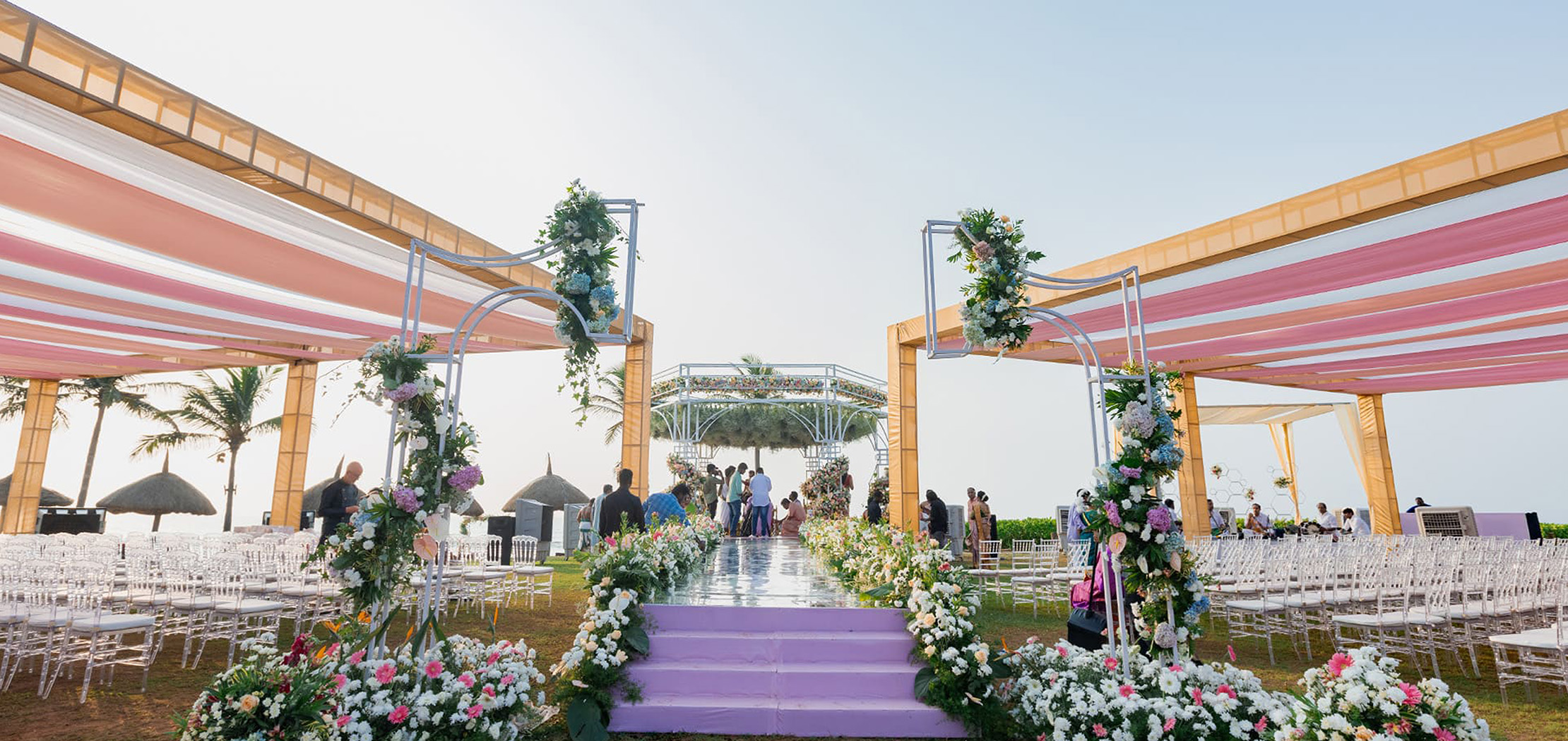 Beautiful destination wedding venue near Chennai with traditional South Indian architecture