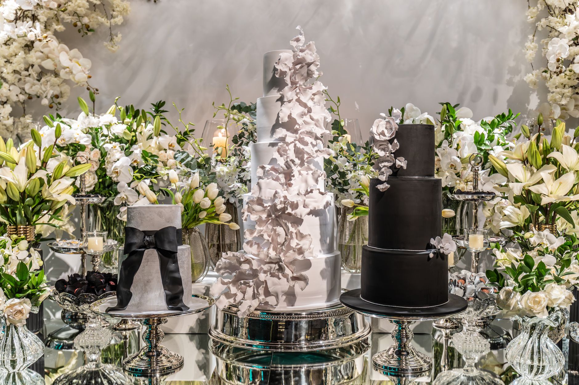Floral Ceremony Cakes
