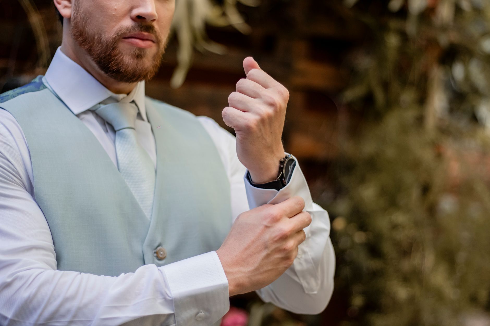 Groom Beard and Moustache Styling