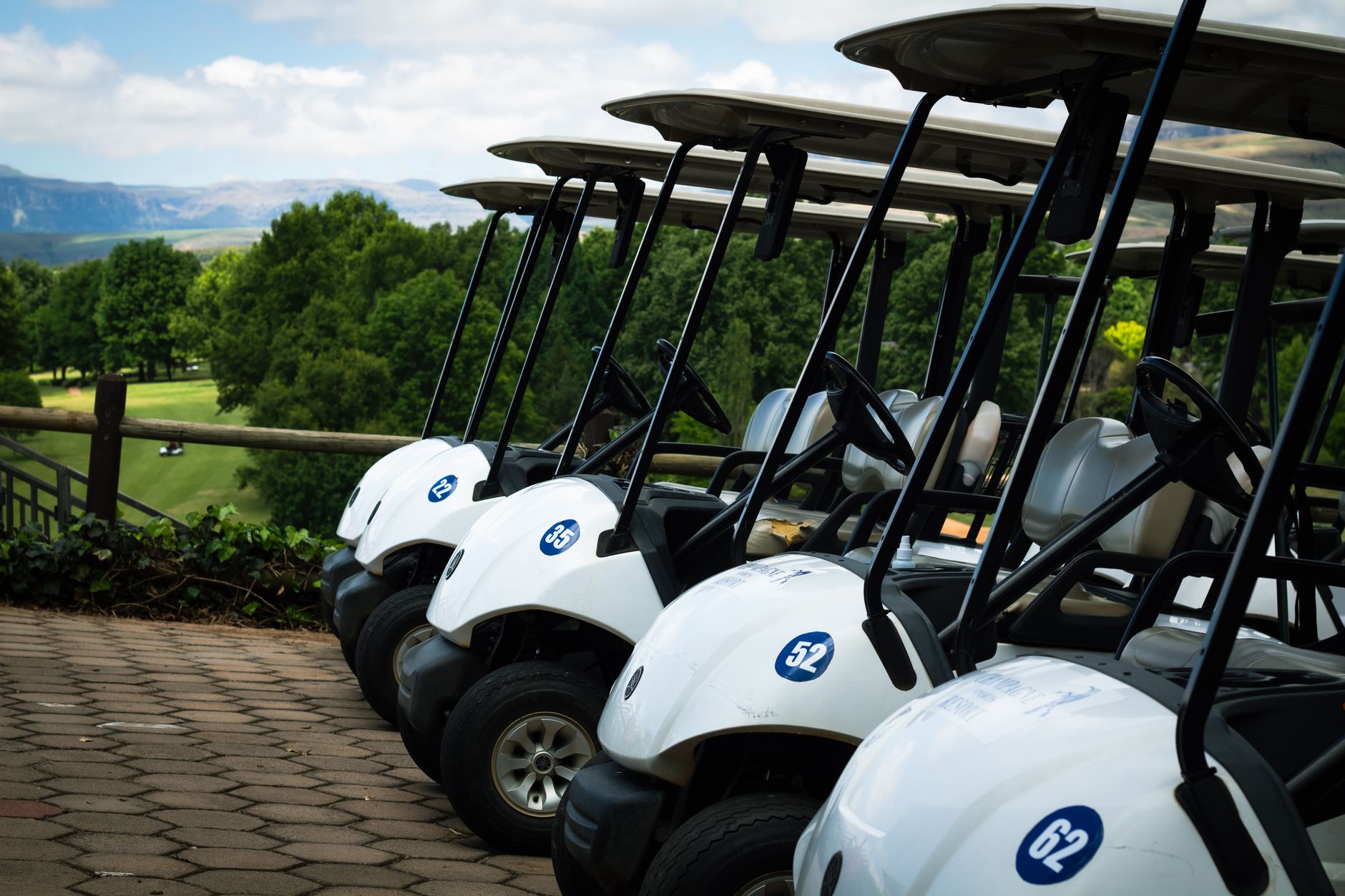 Procession Decorated Golf Cart