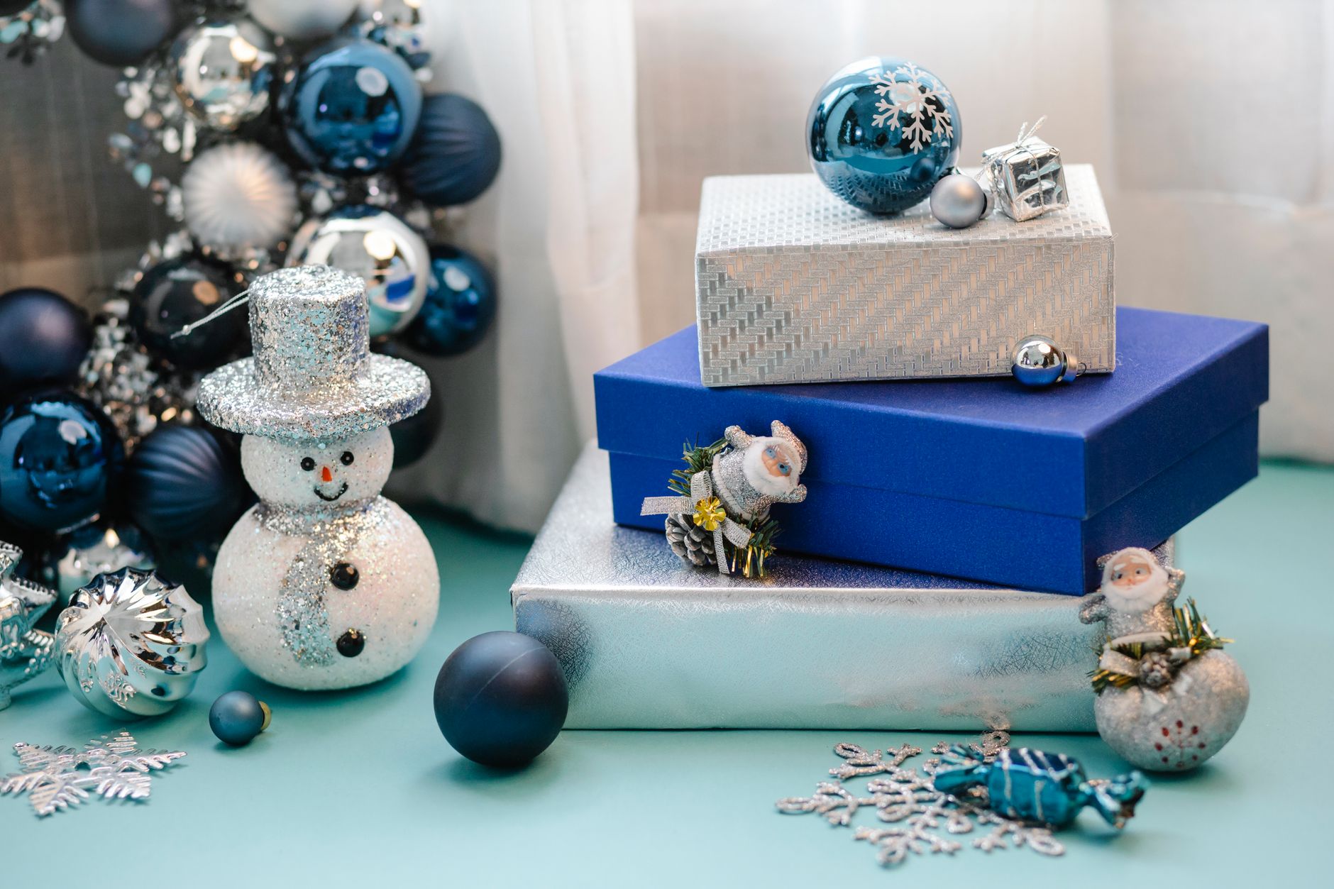 Silver Dry Fruit Box