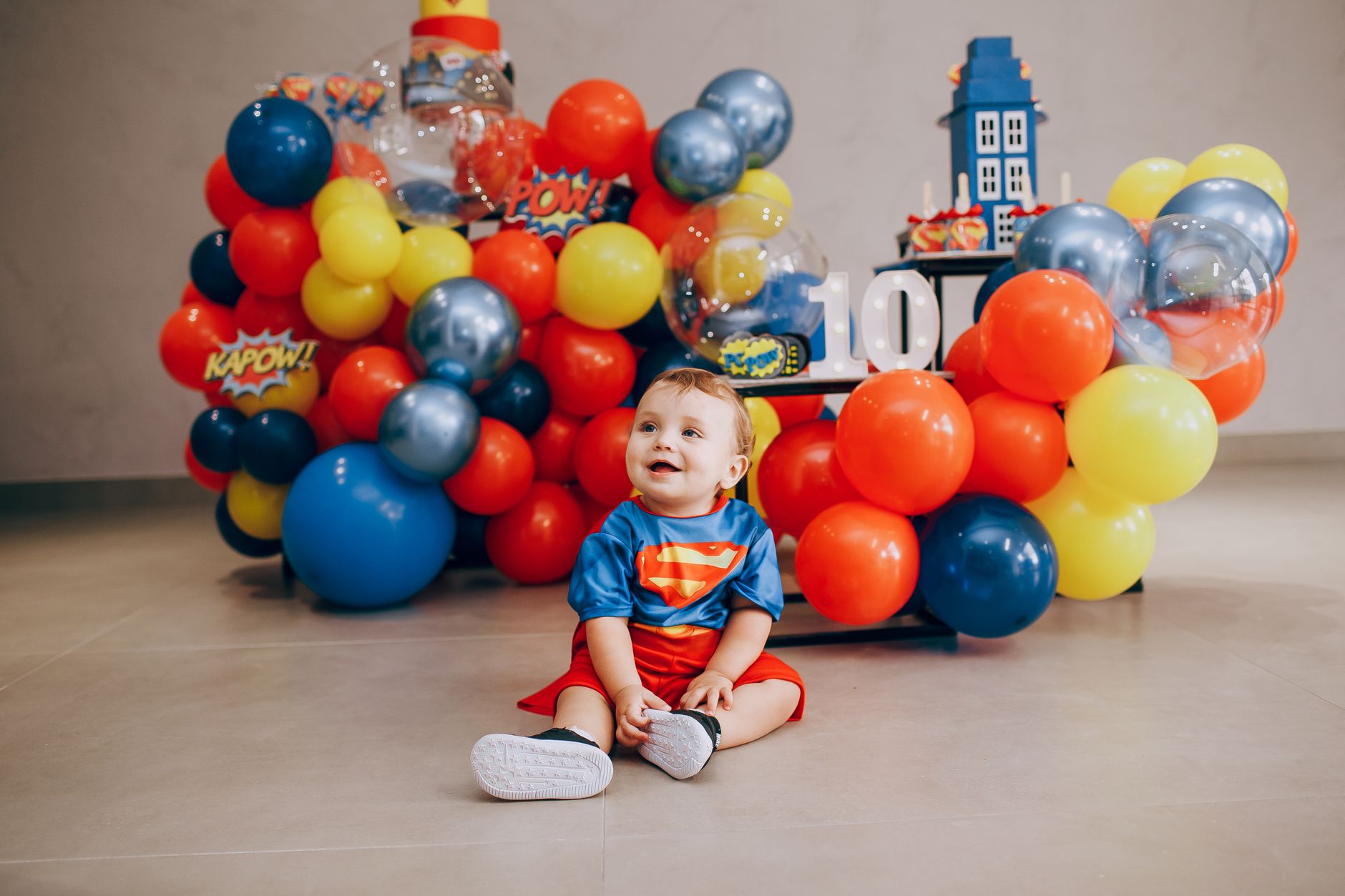 Superhero Themed Kids Party Decorations