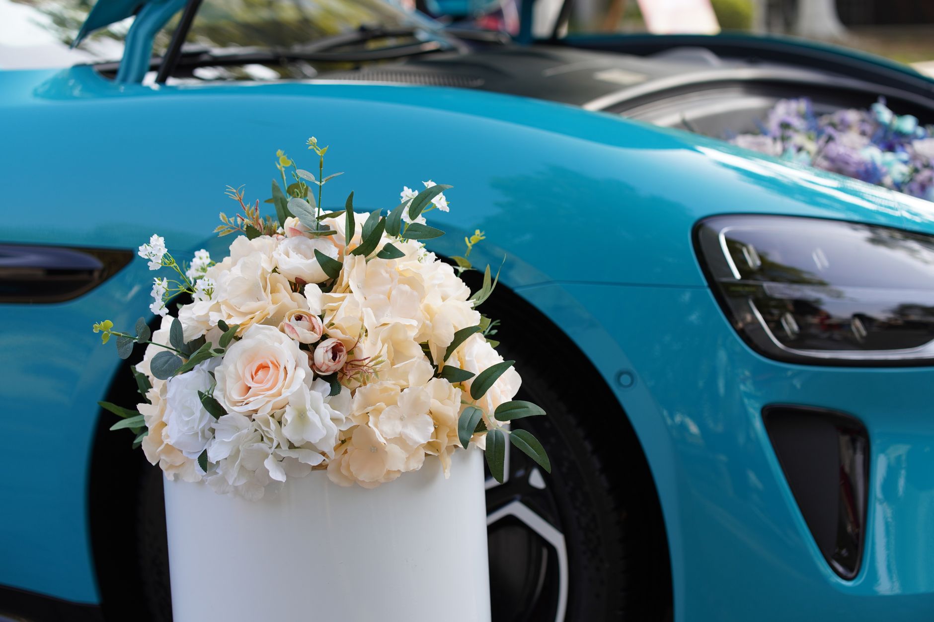 Artificial Flower Car Decor