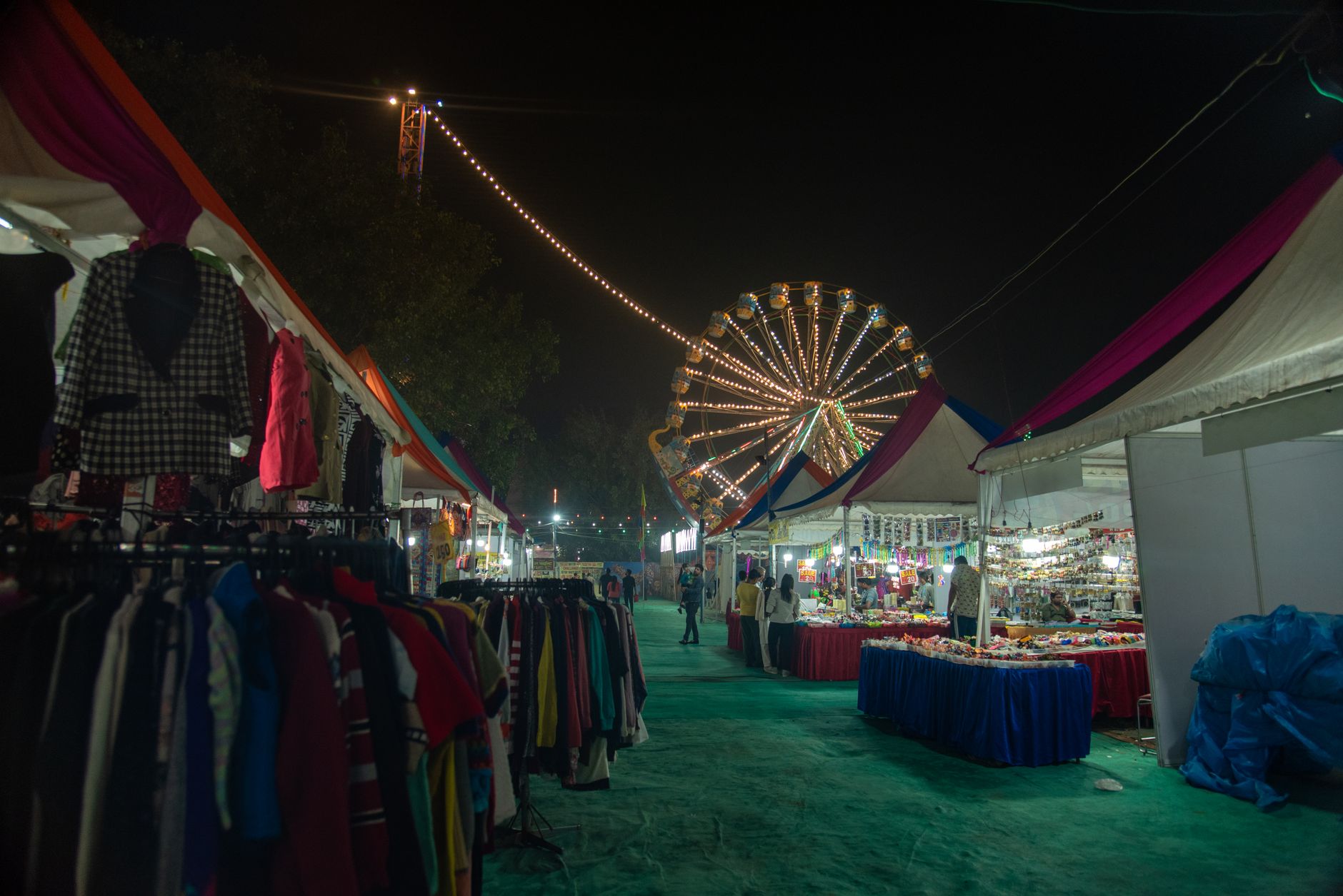 Exhibition Grounds with Multiple Gates