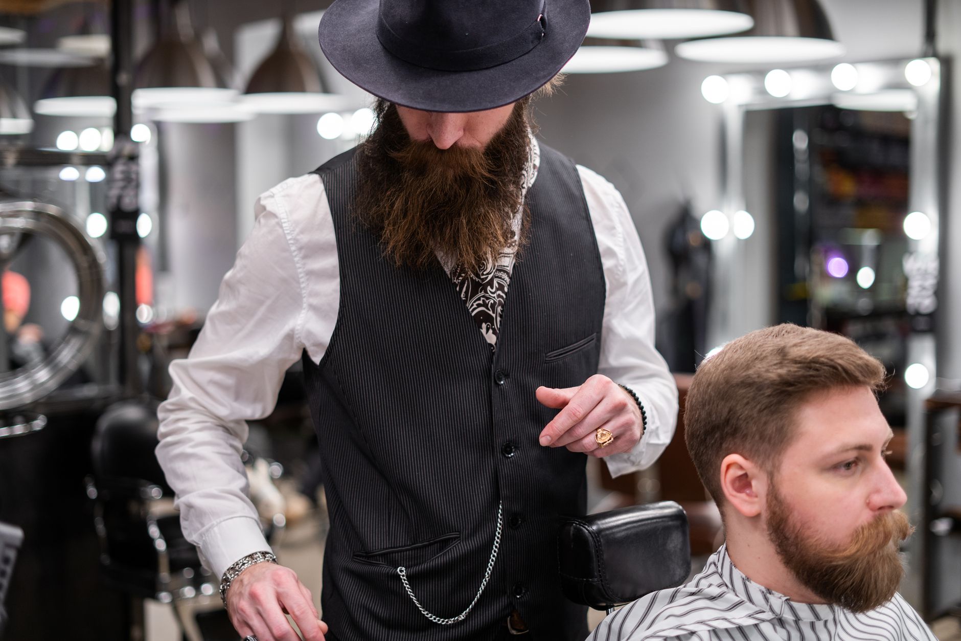 Groom Beard Texture Styling