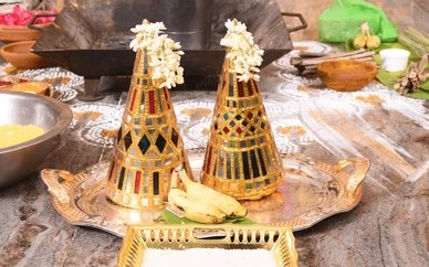 Brahmin Marriage Paruppu Thengai Designs