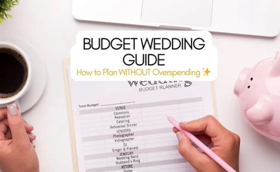 Budget breakdown for wedding in Chennai showing cost planning documents