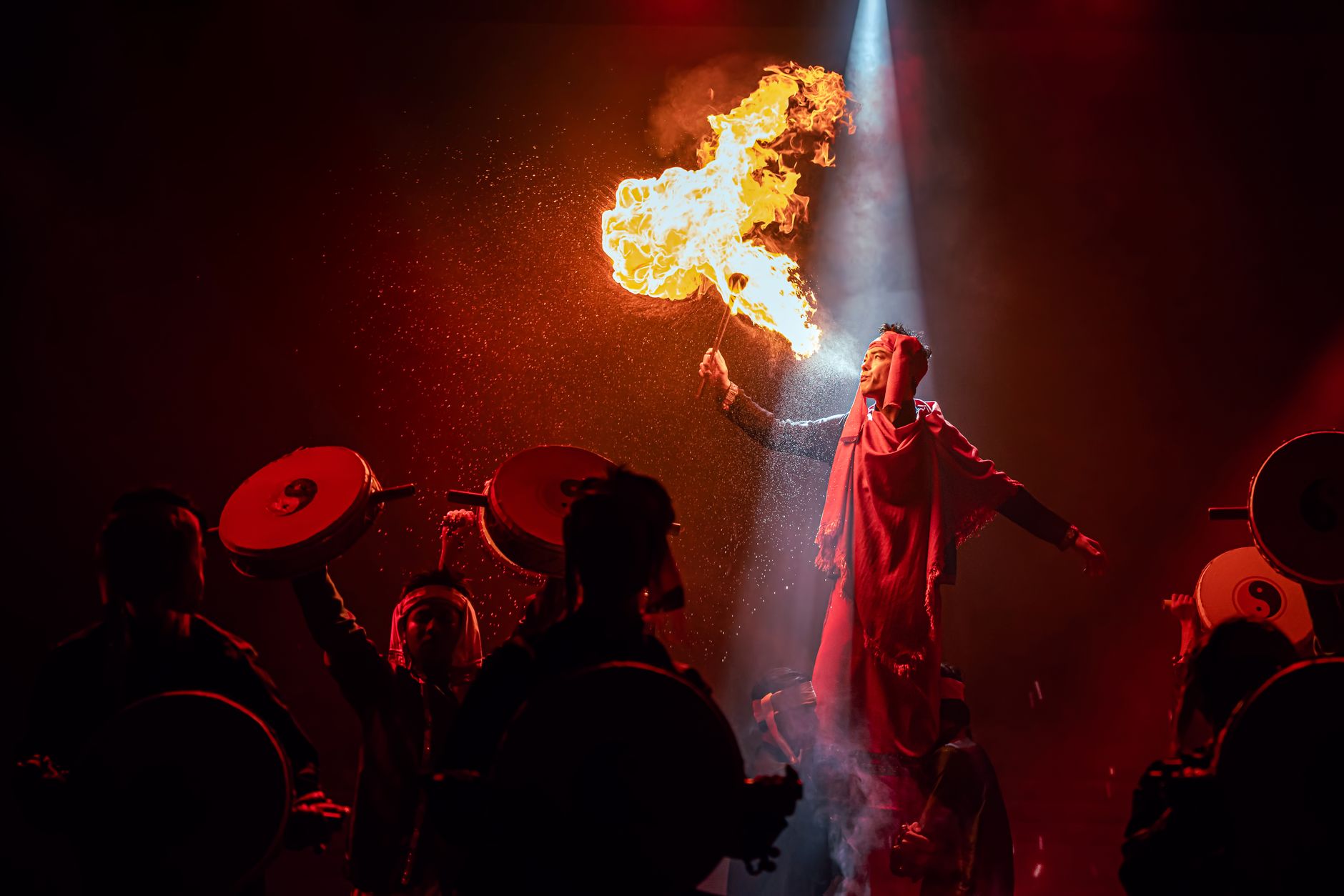Ignite Your Stage with Fire Columns