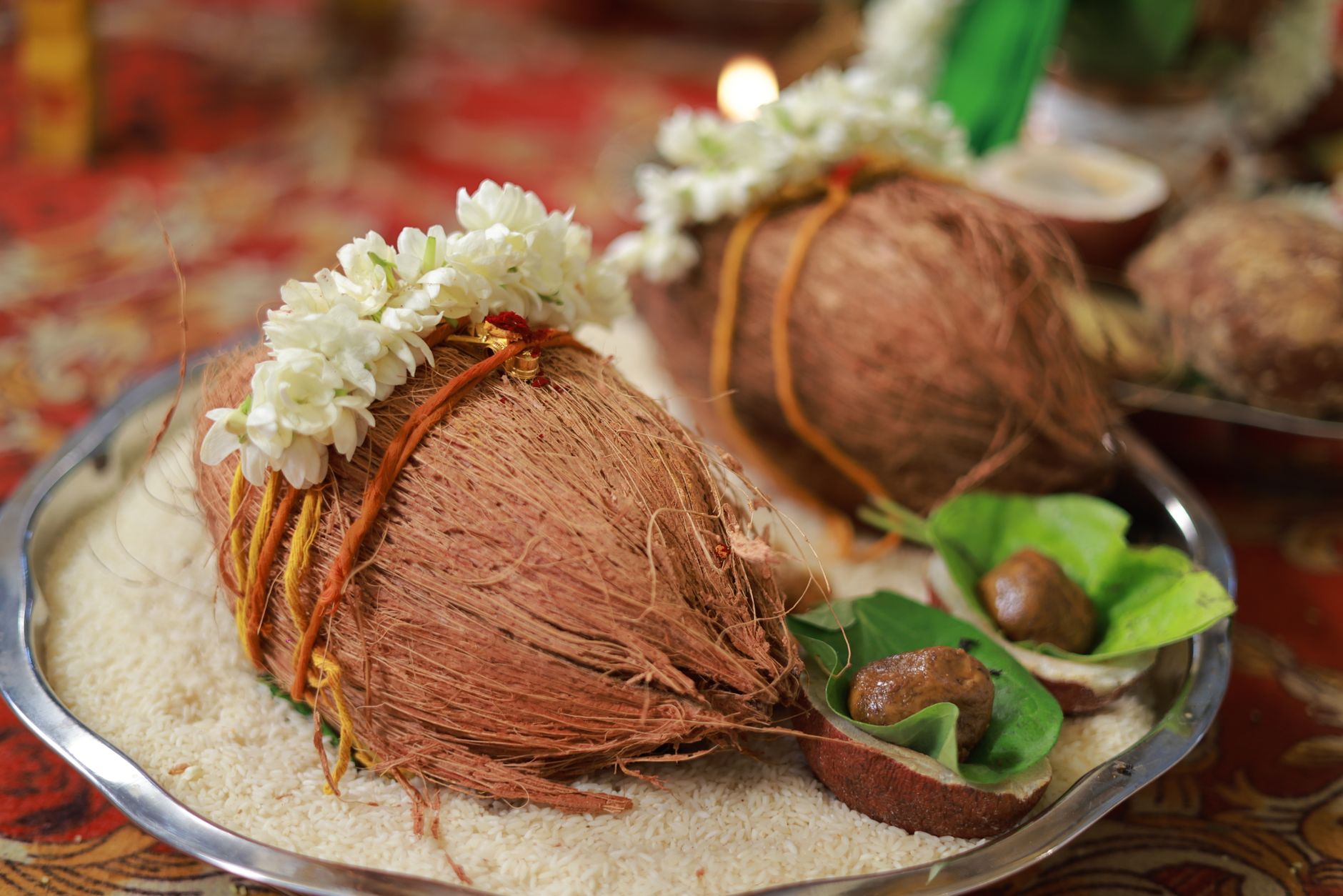 Sacred Kobbari Bunda Setup, Chennai