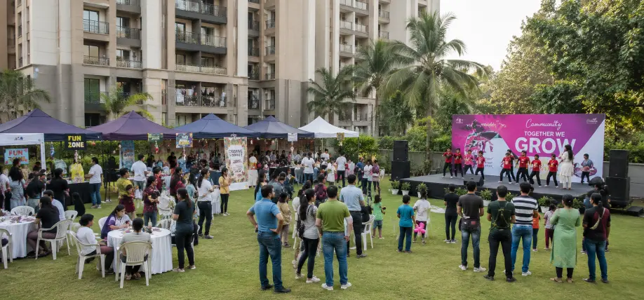Community Event Ideas for Schools, Apartments & Organizations - diverse groups gathering for celebrations