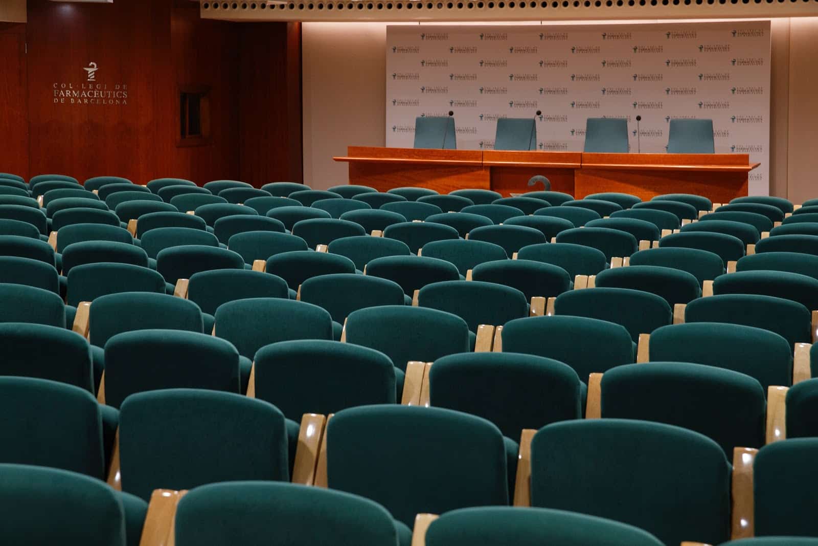 Professional conference setup in Chennai showing stage, seating and audio-visual equipment for Conference Under ₹5 Lakhs Chennai