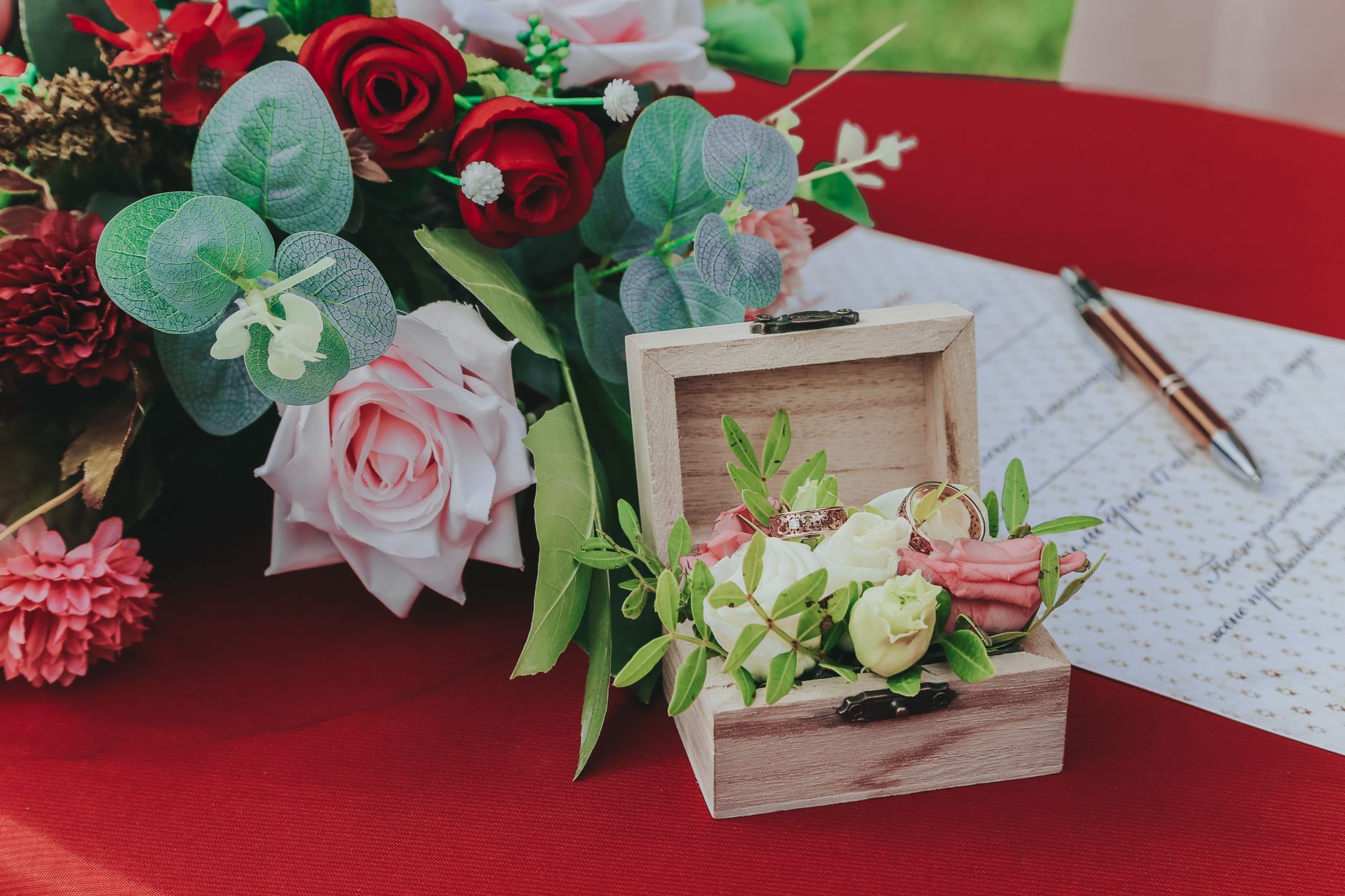 Floral Ring Platters