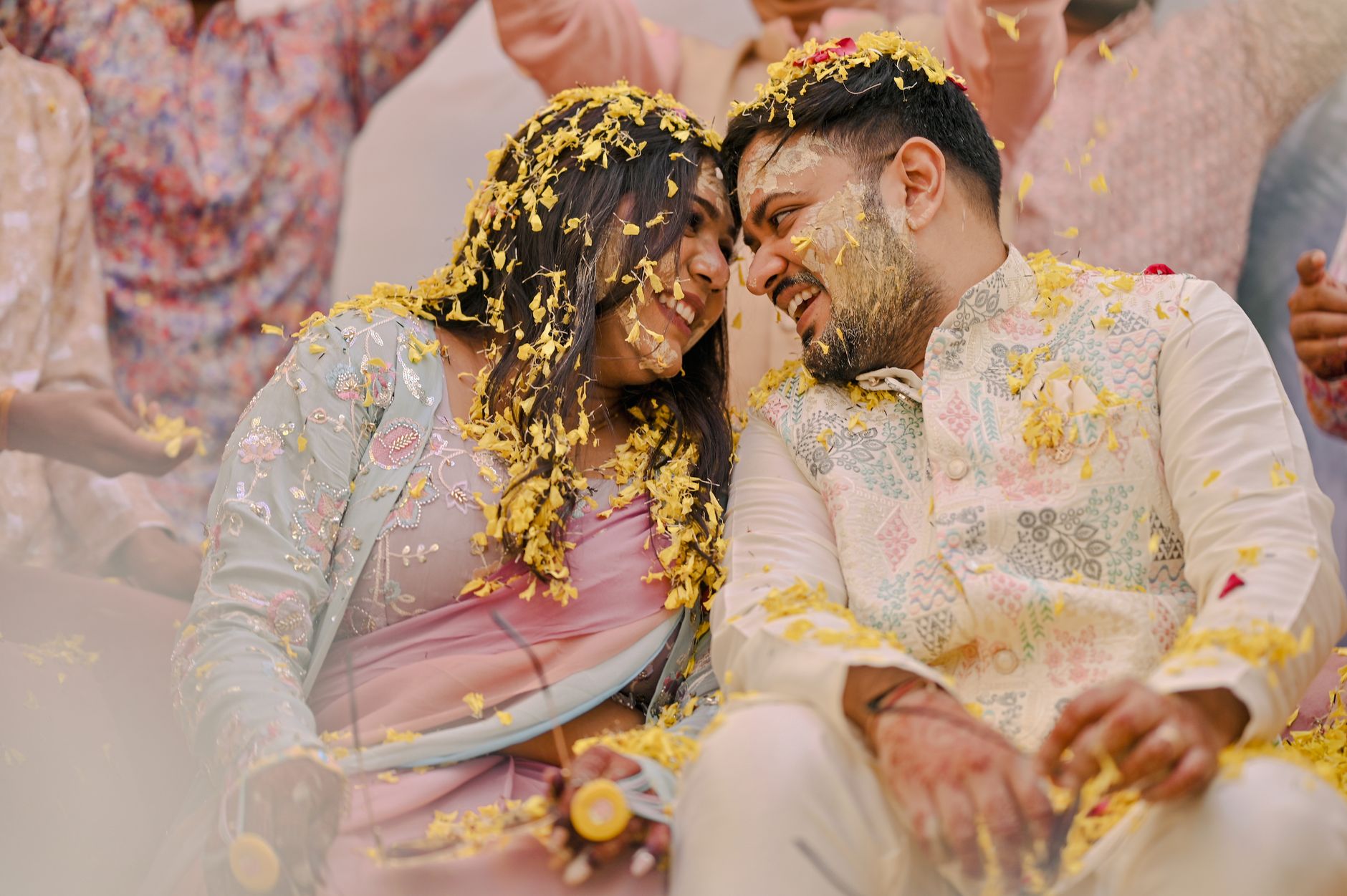 Groom Entry Petal Effects in Coorg