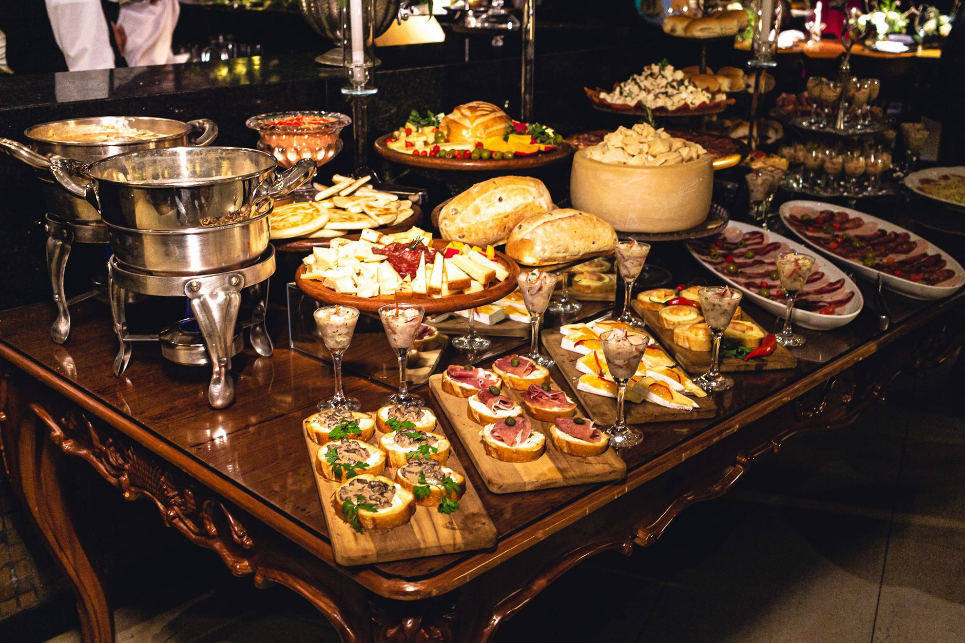 Rustic Buffet Stalls for Coorg Celebrations