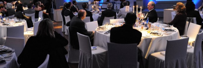 Corporate Event Budget Planning breakdown showing cost allocation across venue, catering, and services