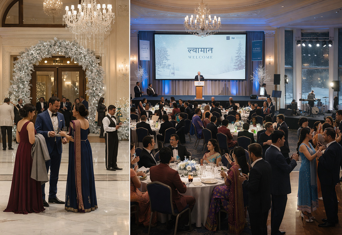 Different types of corporate events timeline comparison