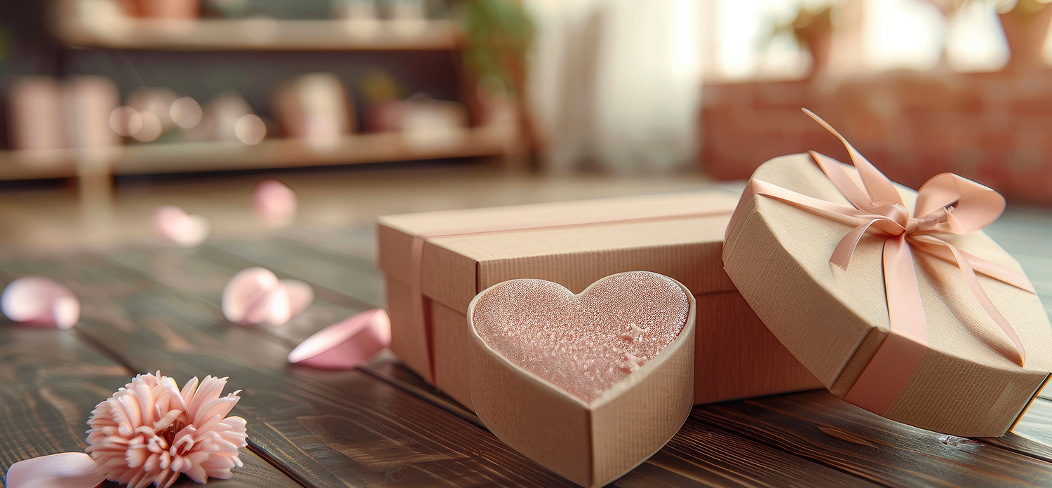 Beautifully wrapped wedding gifts with traditional Indian elements and modern creative touches