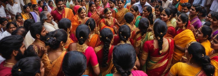 Vibrant cultural festival trends in Chennai with traditional decorations and celebrations