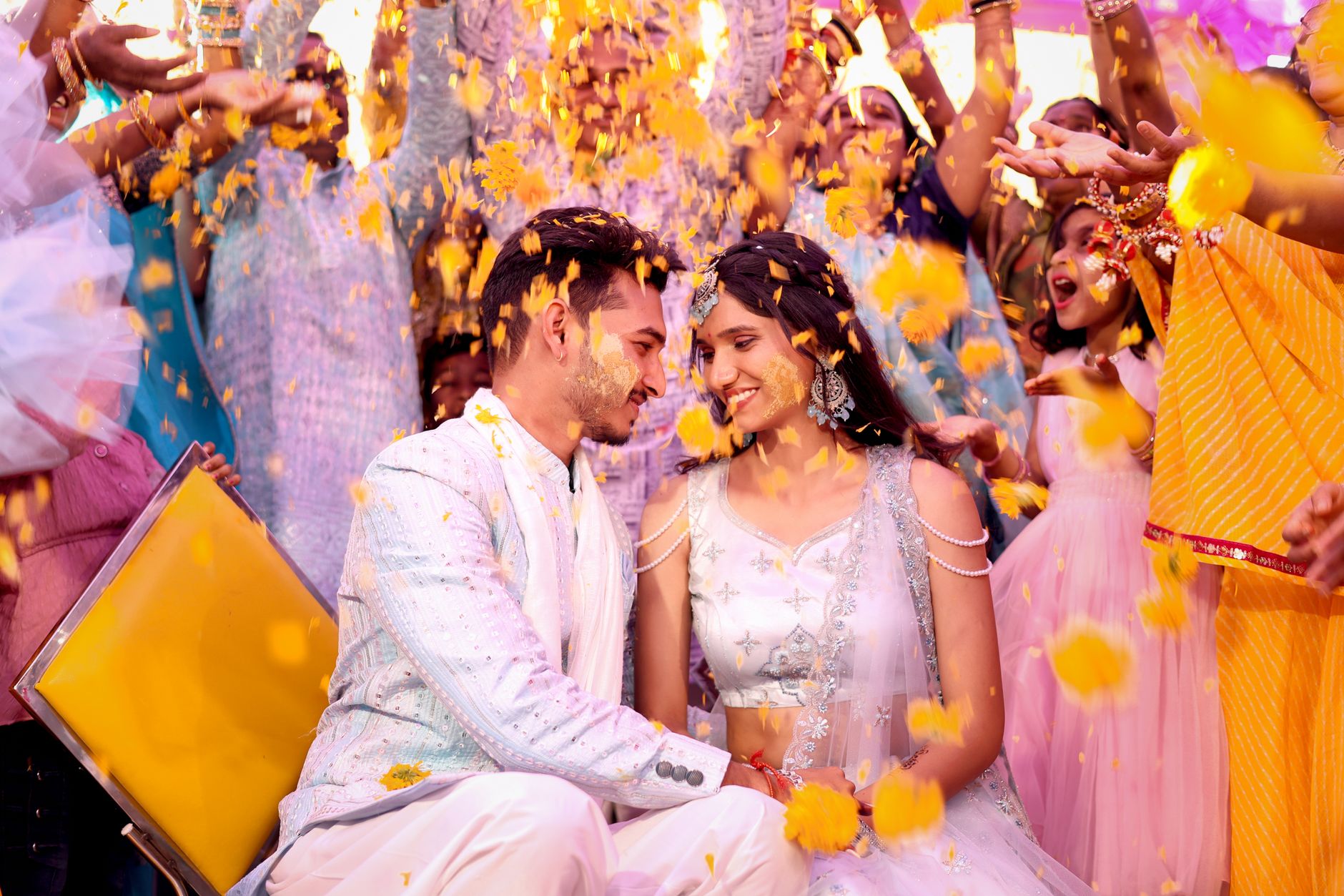 Petal Showers for Darjeeling Celebrations
