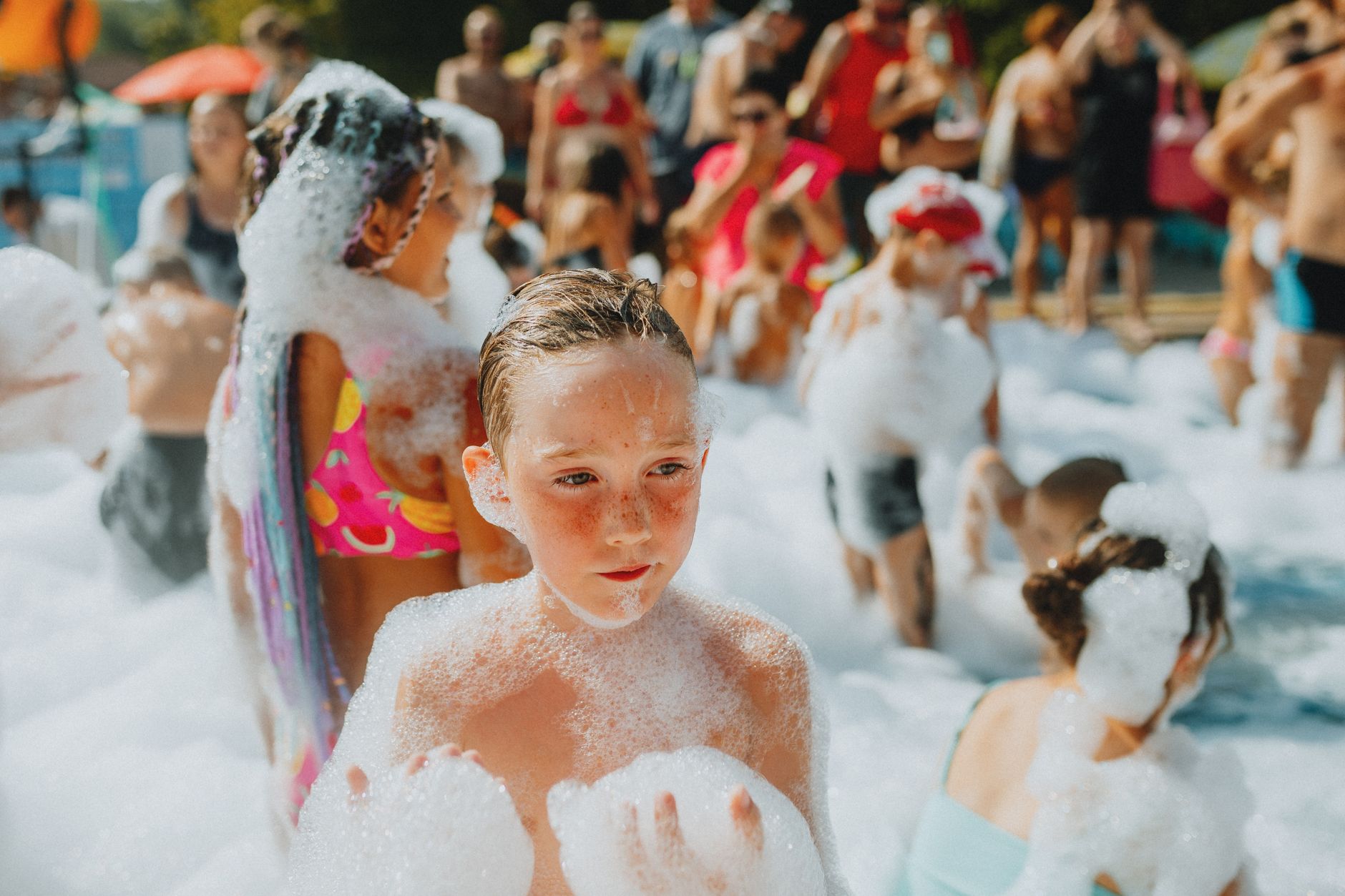 Epic Foam Party Setup in Darjeeling