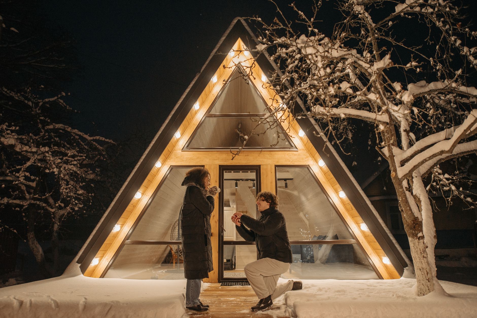 Propose Amid the Himalayas