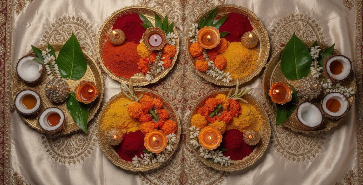Tamil Aarthi Plates for Your Wedding