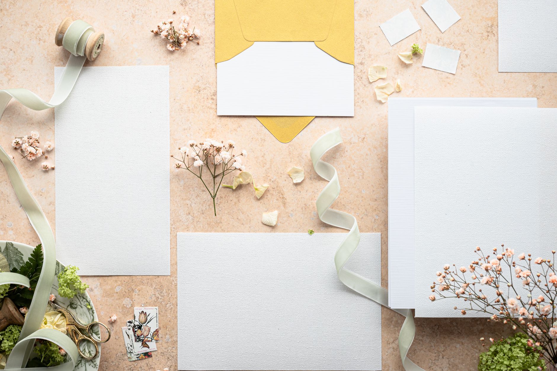 Beautifully Addressed Wedding Envelopes
