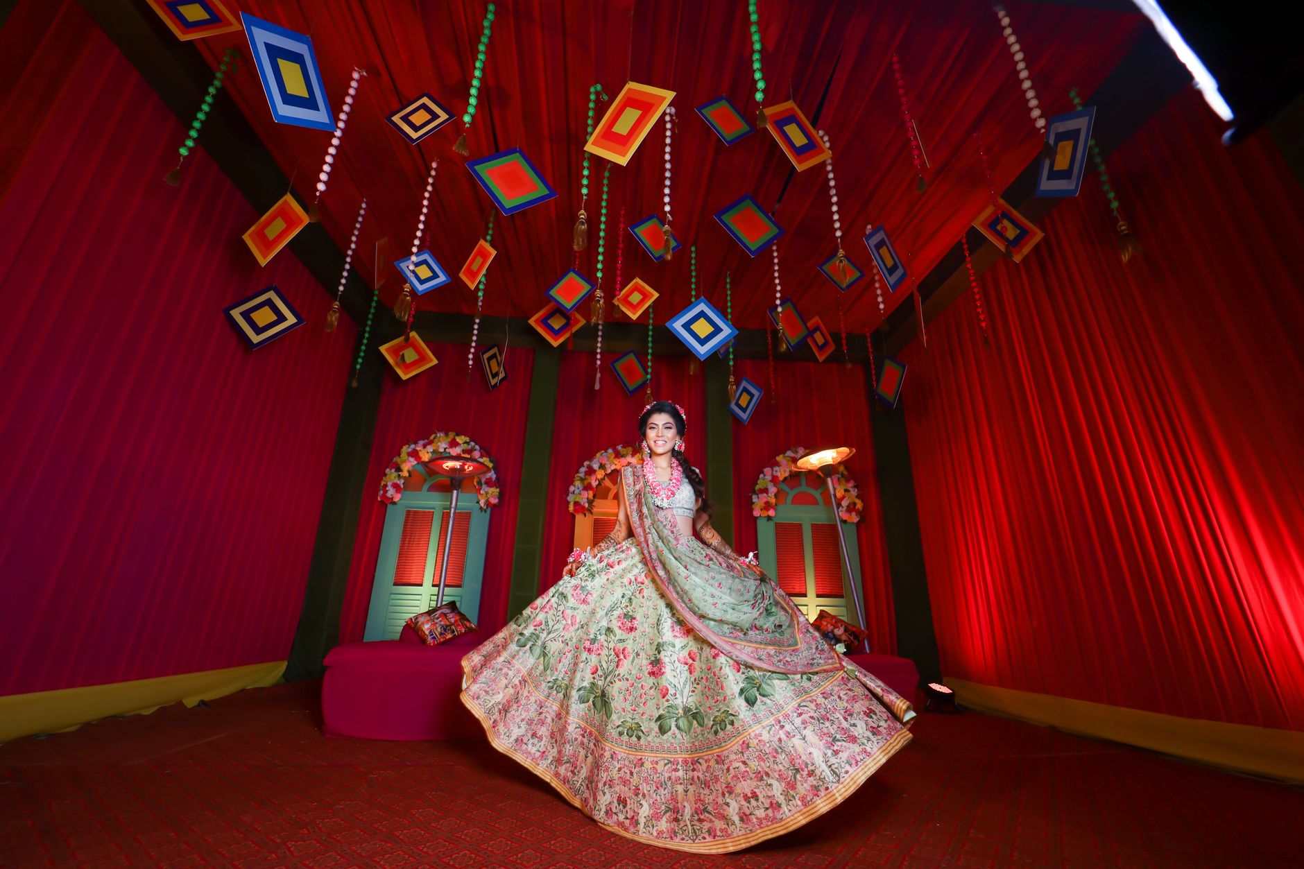 Lehnnga Attire Setting in Delhi