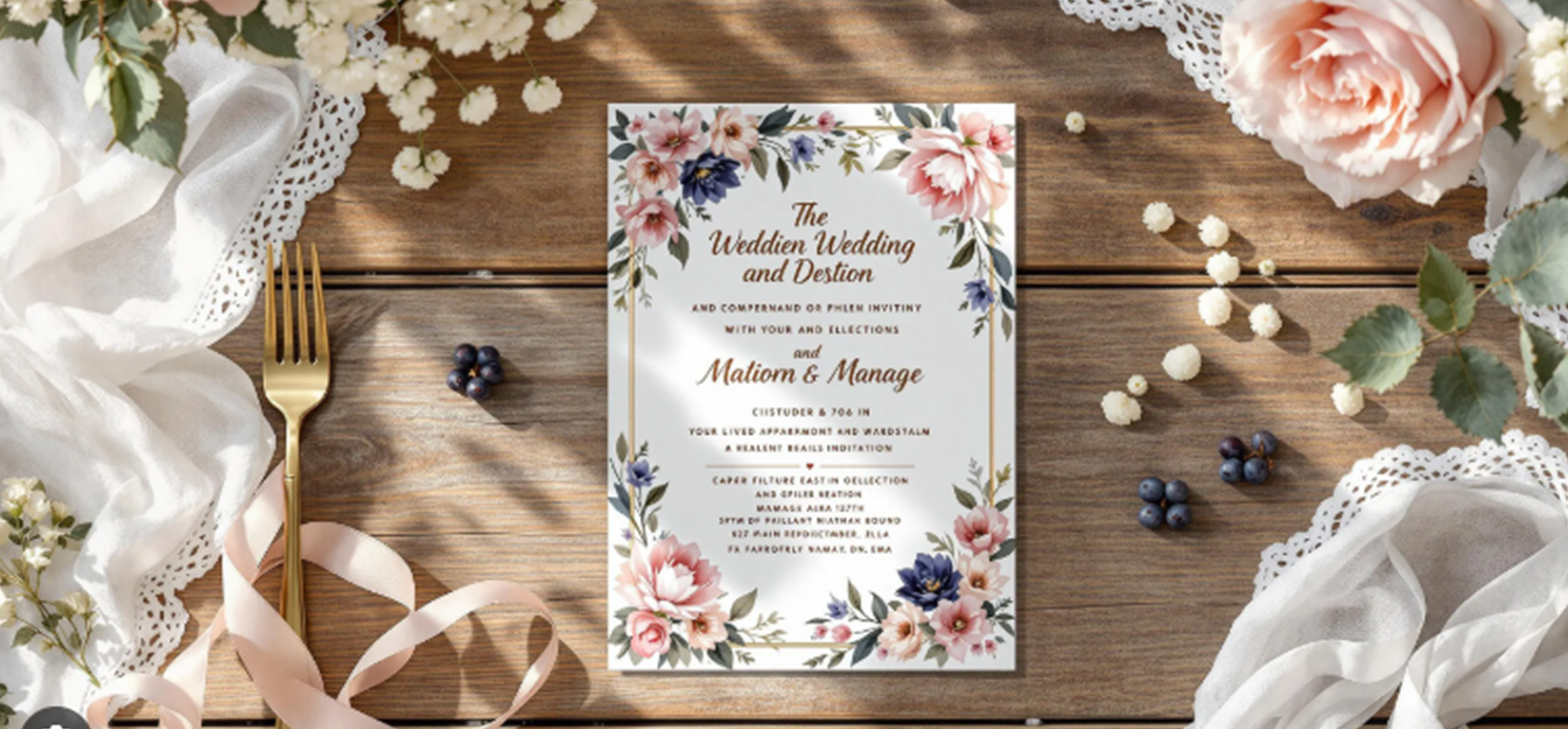 Behind the Scenes: Designing a Wedding Invitation from Scratch