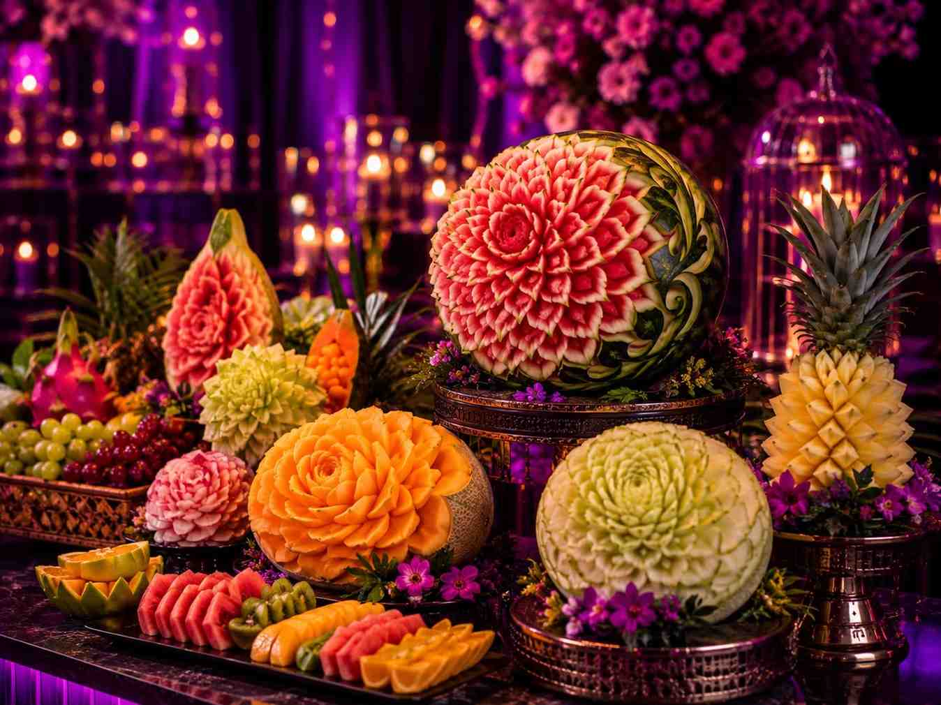 Fruit Carvings