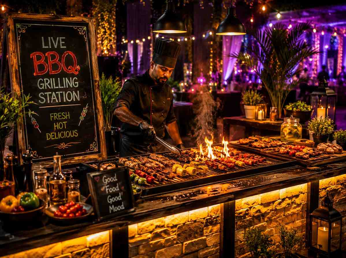 live-bbq-grilling-station