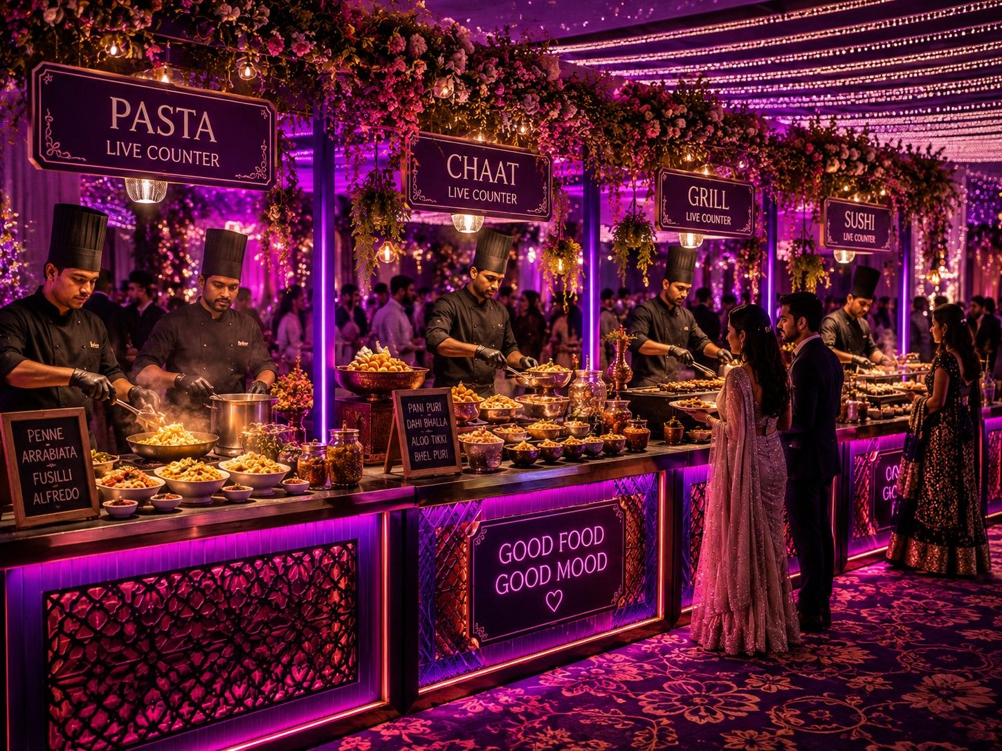 wedding-buffet-leaf-sit-down-food-service