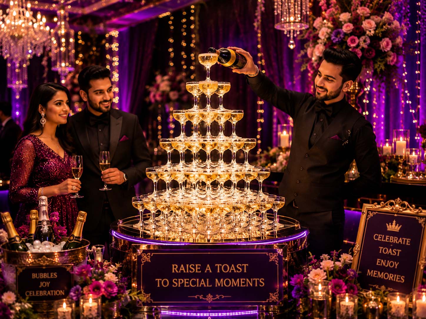 Champagne Tower