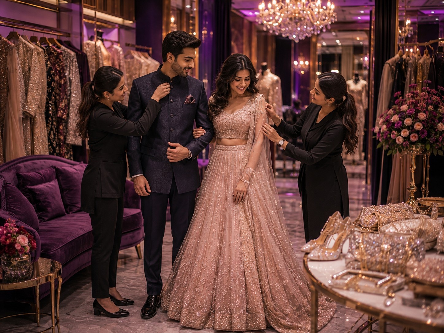 Pre-Wedding Couple Outfits