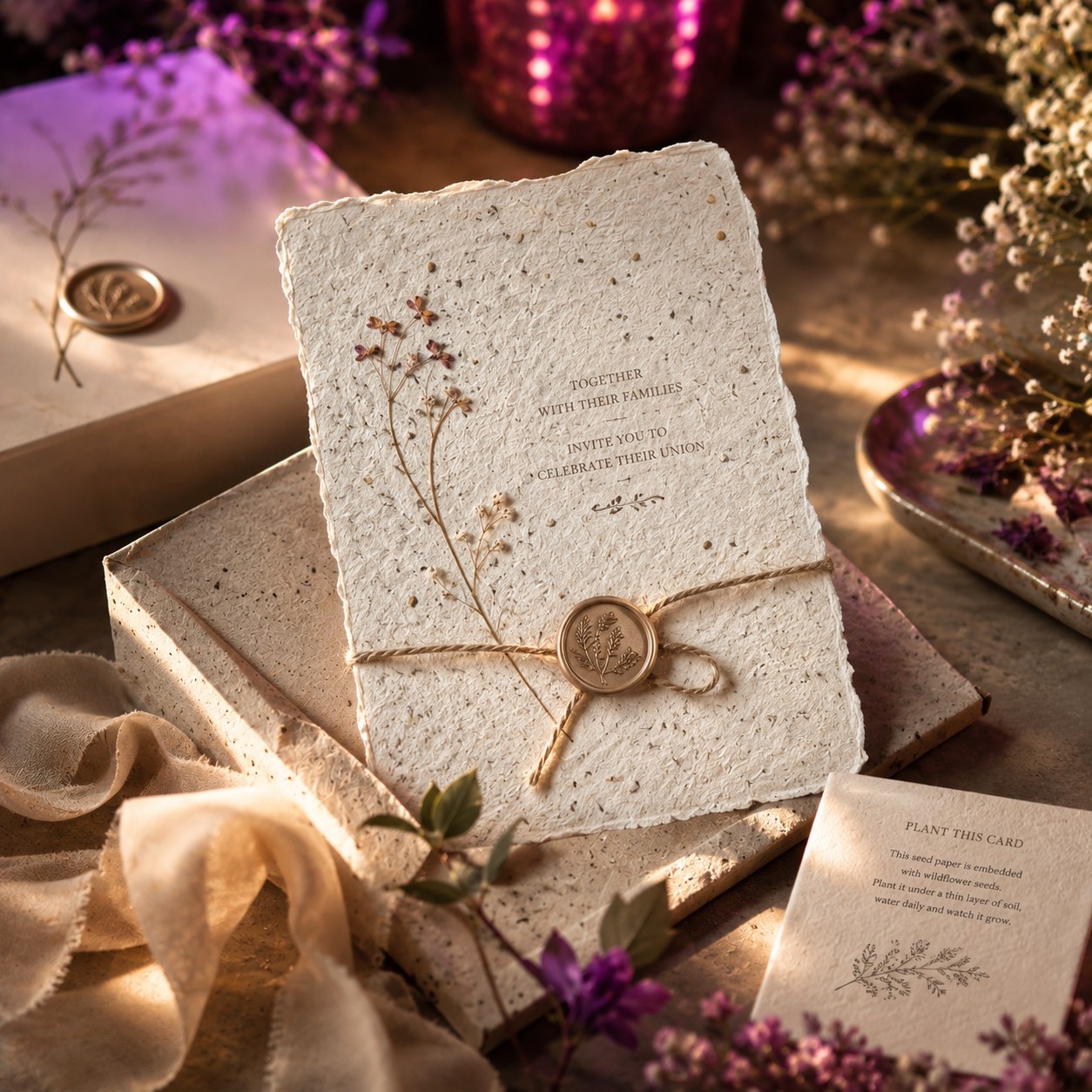 Plantable Seed Paper Invitations