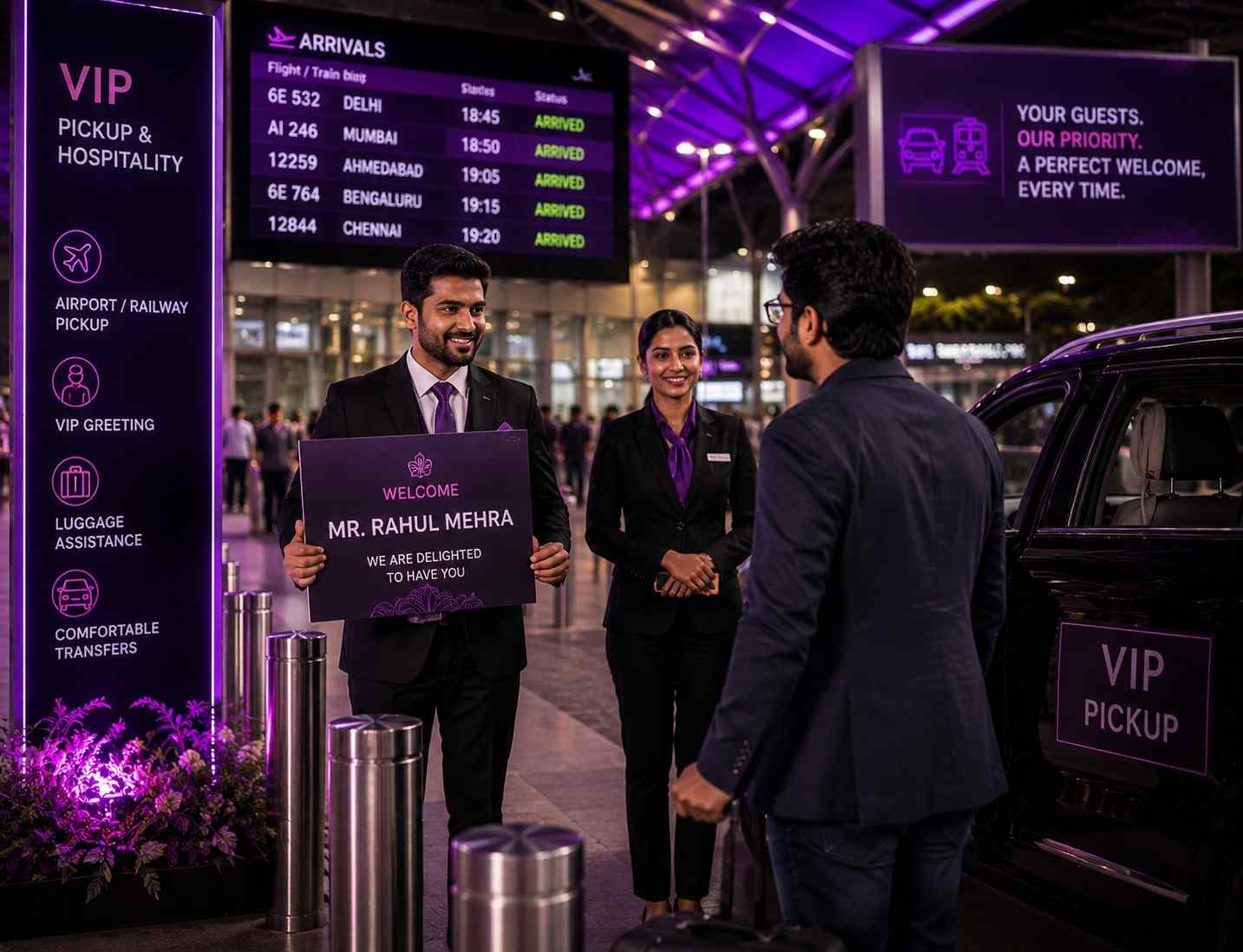 airport-railway-station-guest-pickup-supervisors