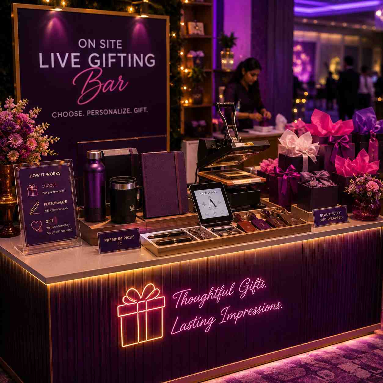 Onsite Live Gifting Bars
