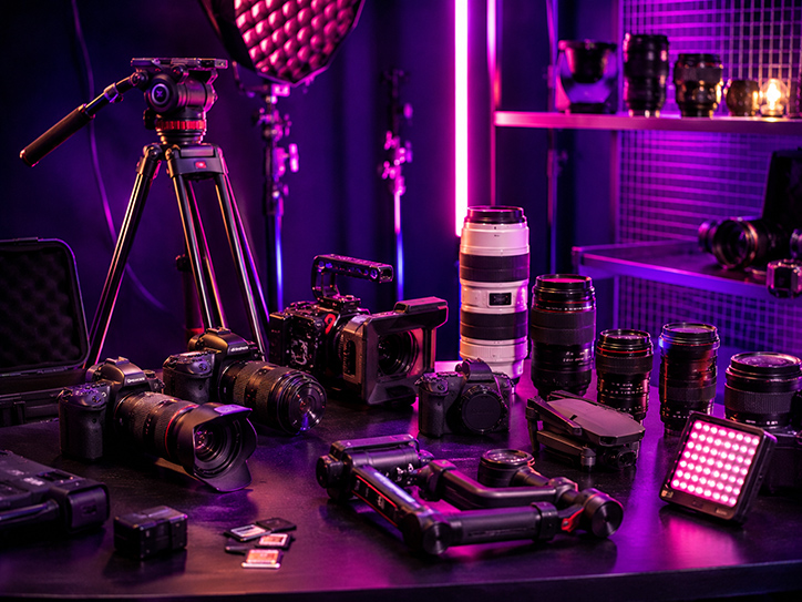 Camera & Equipment with Accessories Rental