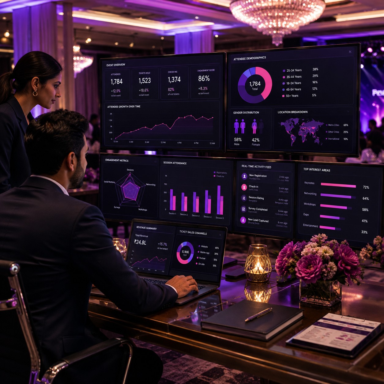 Event Analytics & Data Dashboards