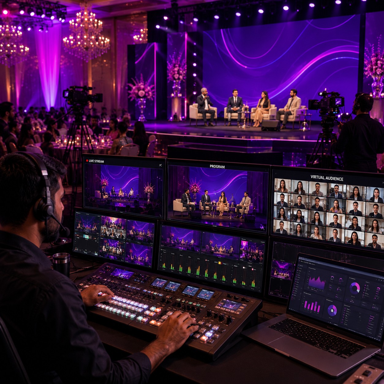 Hybrid Event Production Platforms