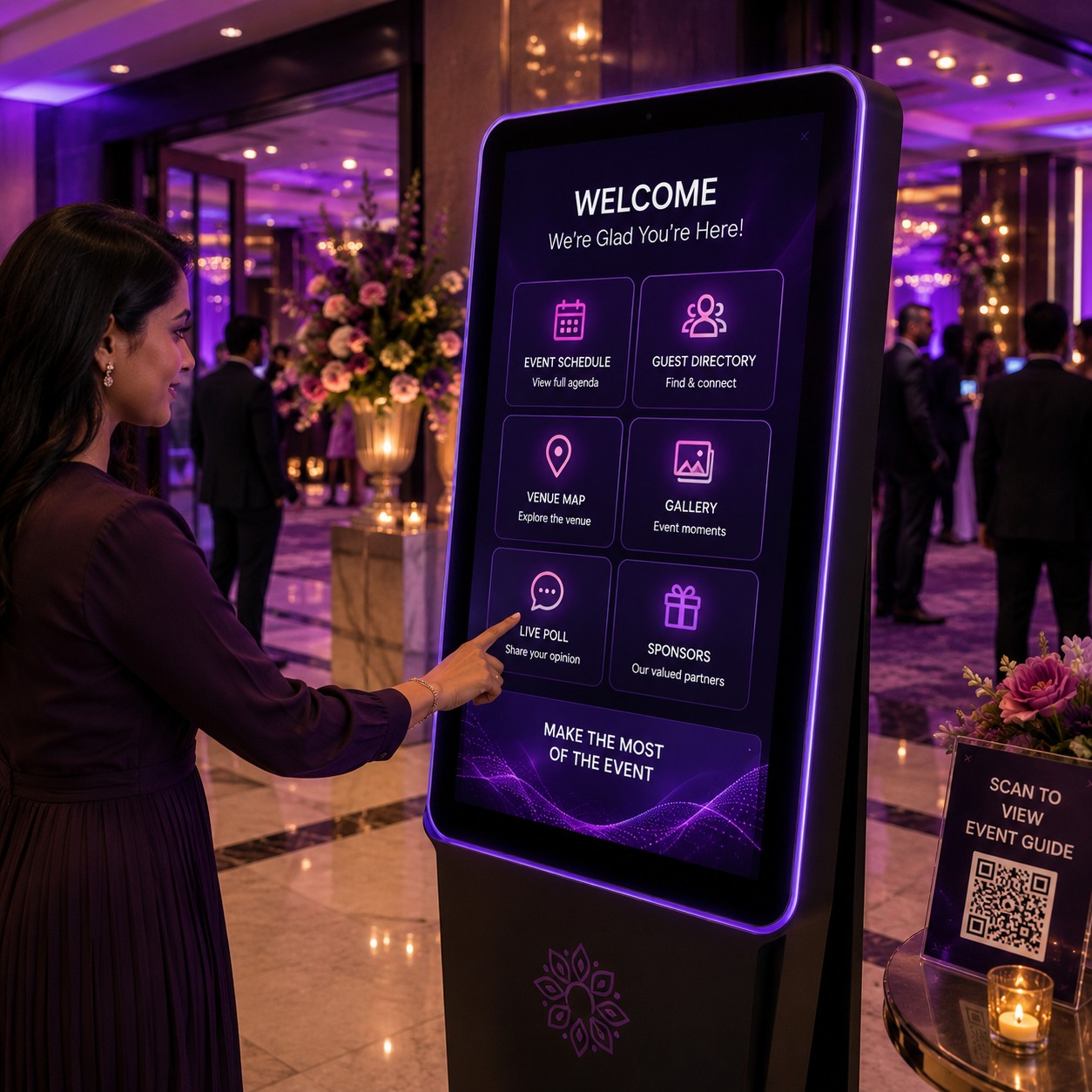 Interactive Touchscreen Kiosks