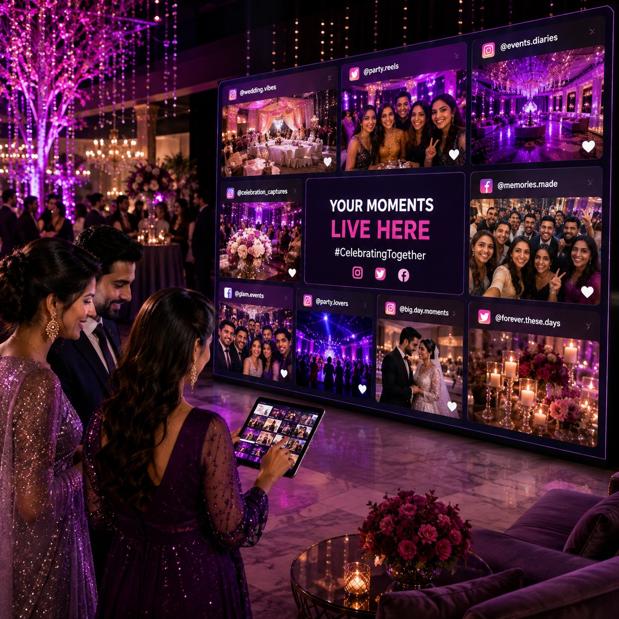Live Social Media Walls