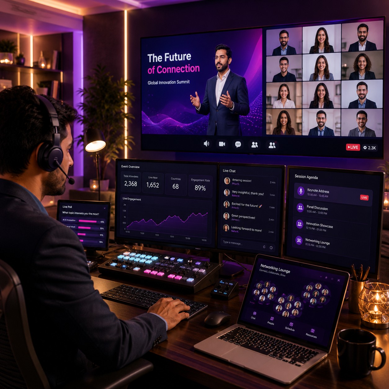 Virtual Event Hosting