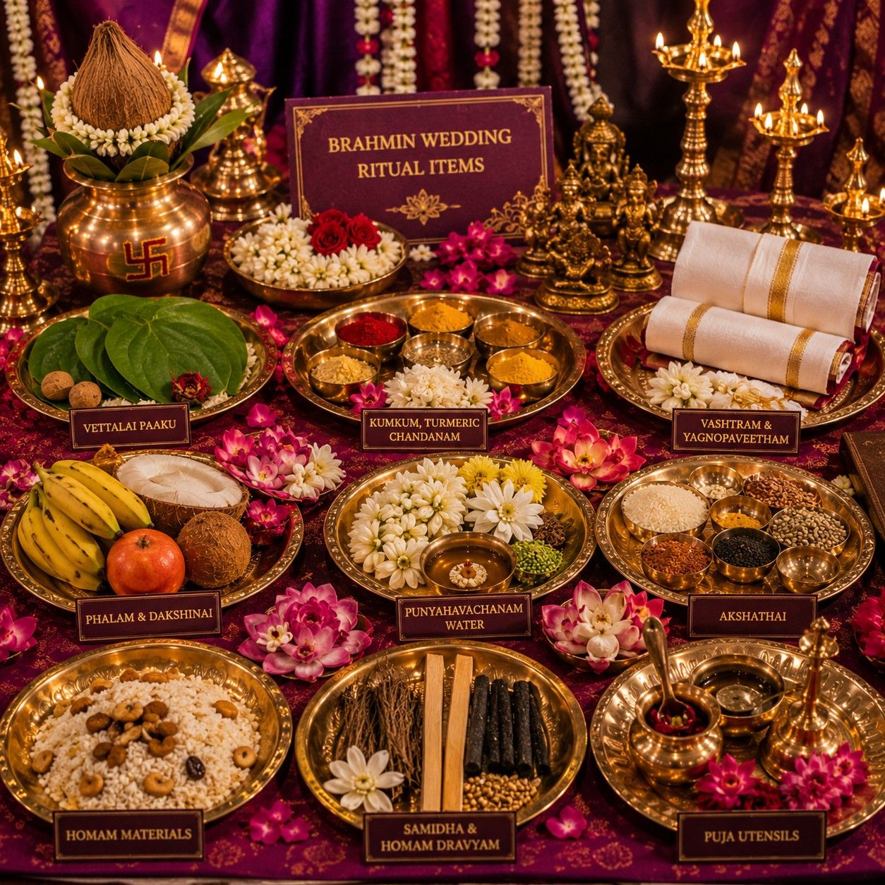 Brahmin Wedding Ritual Items