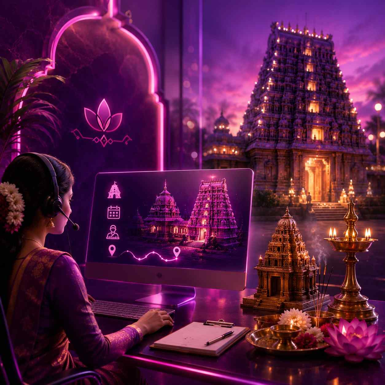 Temple Booking Assistance