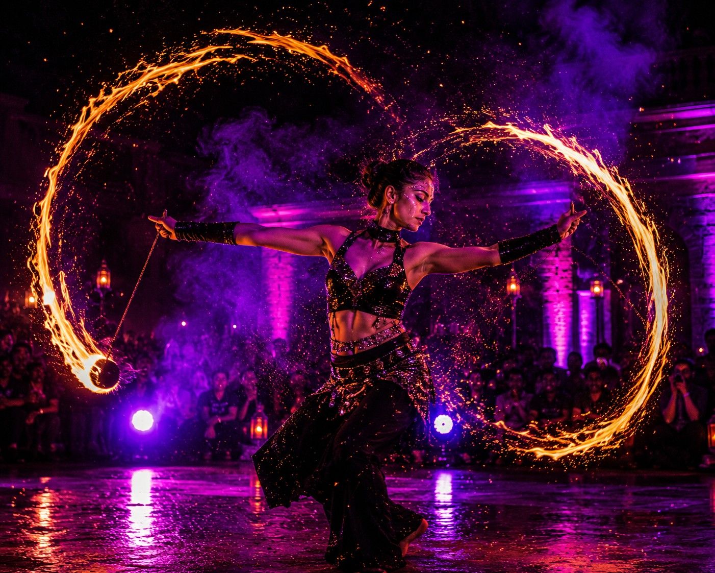 Fire Dancers & performers