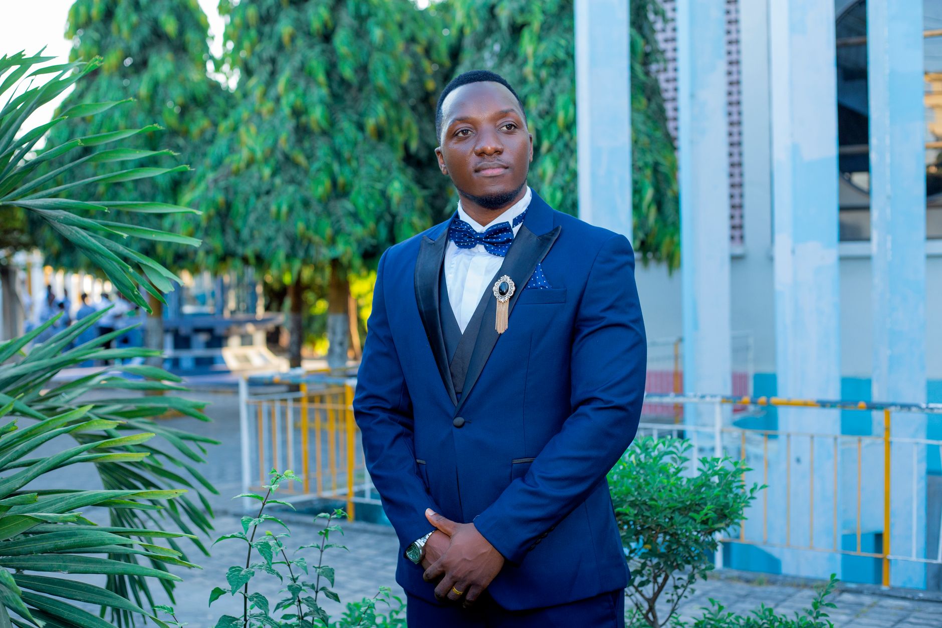 Groom Navy Suit
